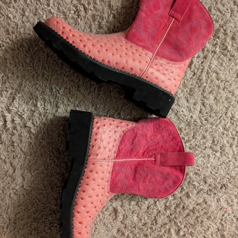 Pink Western Boots - Picture 4 of 5